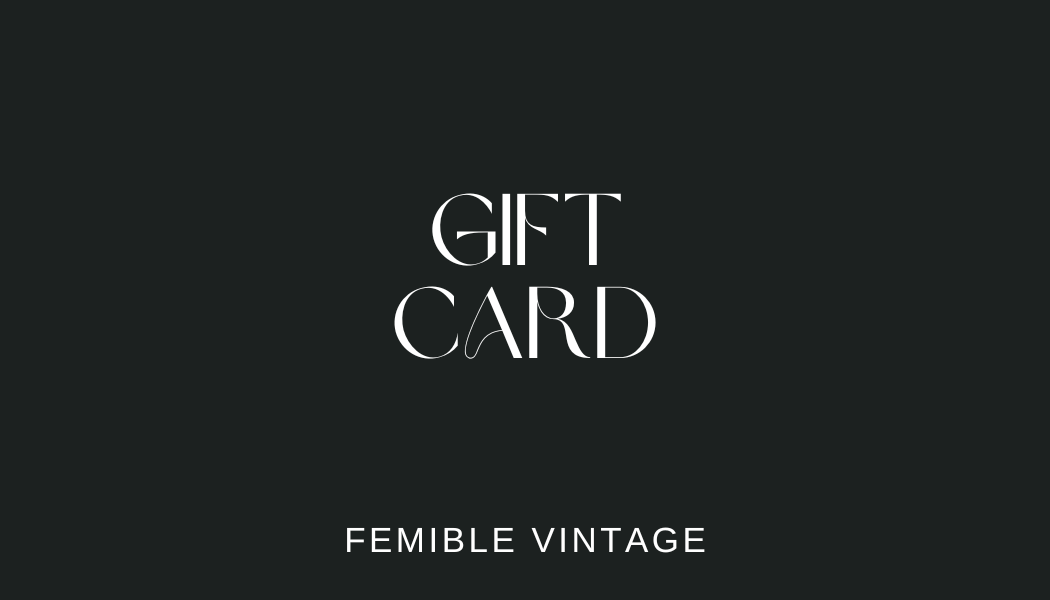 Femible Vintage giftcard